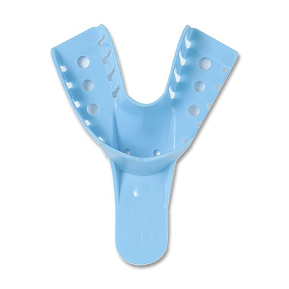 iSmile #5 Medium Lower Full-Arch Perforated Disposable Impression Tray, Blue, 12/Pk - iSmile #5 Medium Lower Full-Arch Perforated Disposable Impression Tray, Blue, 12/Pk - Image 1