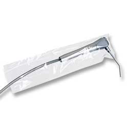 iSmile 2.5" x 10" Clear Syringe Sleeve Covers, Fits Most 3-Way Air/Water Syringes, Box of 500 - iSmile 2.5" x 10" Clear Syringe Sleeve Covers, Fits most 3-way air/water - Image 1