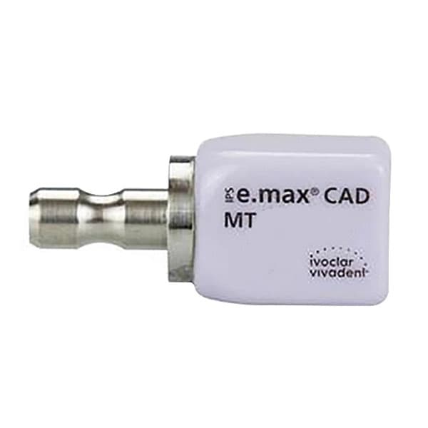 IPS e.max CAD MT (Medium Translucency) Milling Blocks, Shade A1, Size C14, 5/Pk - IPS e.max CAD MT C14 for CEREC - Image 1