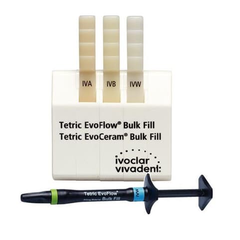 Tetric EvoFlow Bulk Fill Syringe Refill, Shade IVW (White/Bleach), 2 g, Ivoclar Vivadent - Tetric EvoFlow Bulk Fill Syringe Refill - Shade IVW (White/Bleach) 2 Gm - Image 1