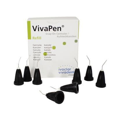 Ivoclar Vivadent VivaPen Snap-On Cannula, Refill Pack of 100 (Old Style) - VivaPen Snap-On Cannula, Refill Pack of 100 - Image 1