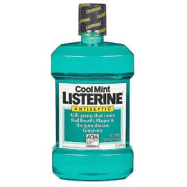 Listerine Cool Mint Antiseptic Mouthwash, 1.5 L Bottles, 6/Case - Cool Mint Listerine Mouthwash 6 - 1.5 Liter Bottles. Listerine was shown - Image 1