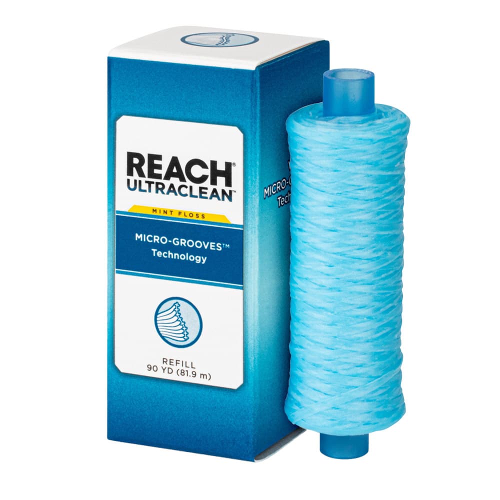 Reach Ultraclean Shred-Resistant Dental Floss, Mint, Professional 90yd Refill Spool, 1/Pk - Reach Ultraclean Shred-Resistant Dental Floss, Mint, Professional 90yd Refill Spool, 1/Pk - Image 1