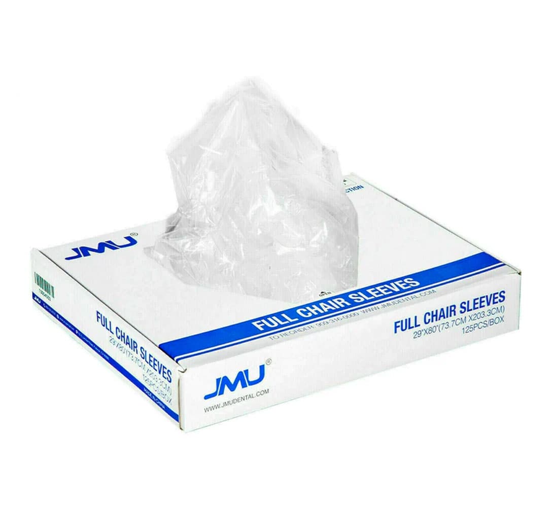 JMU Disposable Full Chair Covers, 29" x 80", Thickening, Clear, 125/Box - JMU Disposable Full Chair Covers, 29" x 80" Thickening, Clear, 125/Box - Image 1