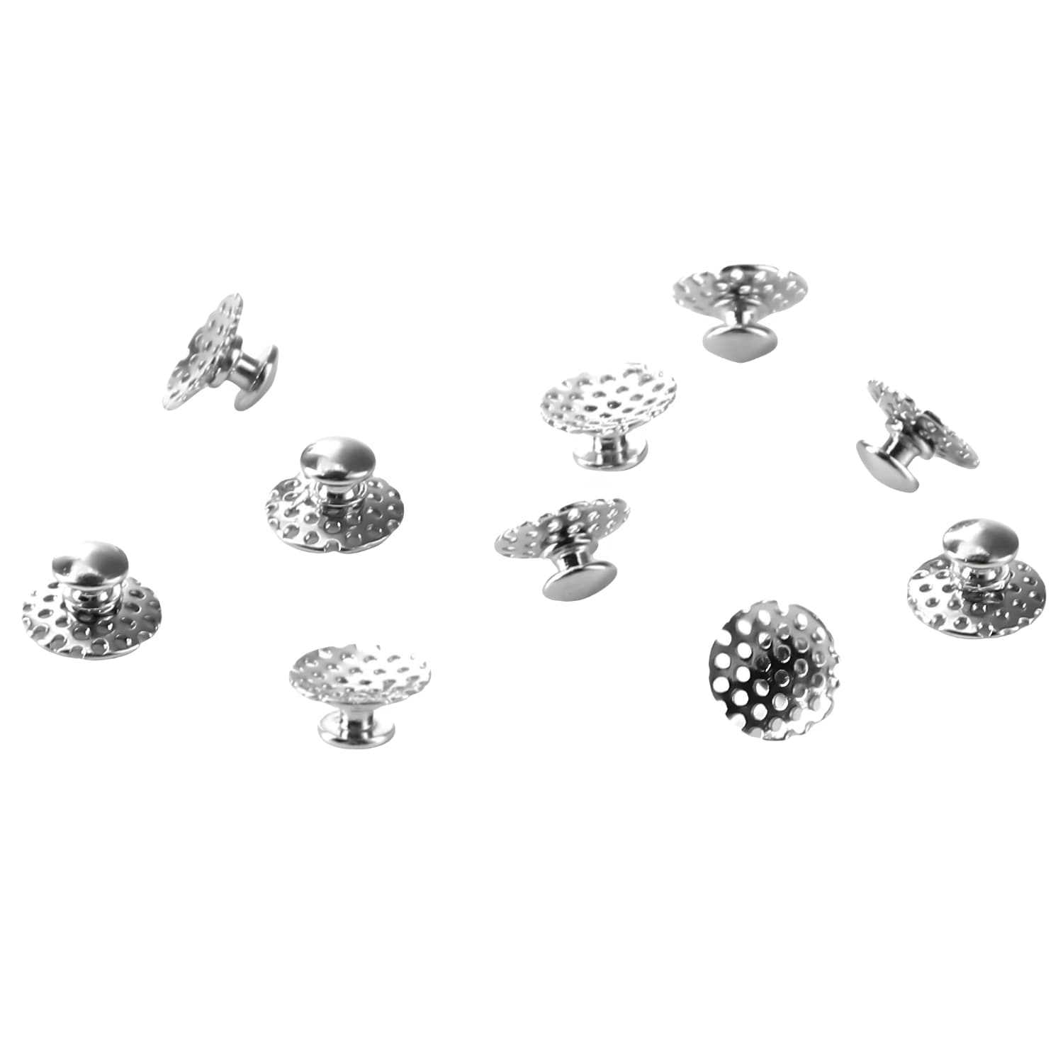 JMU Bondable Lingual Buttons with Holes, Round, 10/Pk - JMU Bondable Lingual Buttons w/Holes, Round, 10/Pk - Image 1
