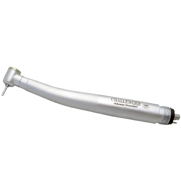 Challenger Miniature Push Button High-Speed Handpiece Head, 4-Hole, Small - Challenger Miniature Push Button Head, 4-Hole High-Speed Handpiece. Small - Image 1