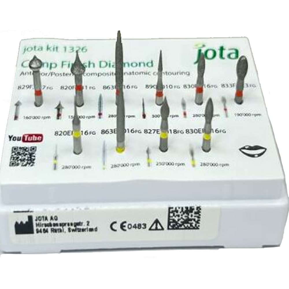 Jota Dentistry Diamond Composite Finishing Kit, 10-Piece Set - Jota Dentistry Diamond Composite Finishing Kit - Image 1