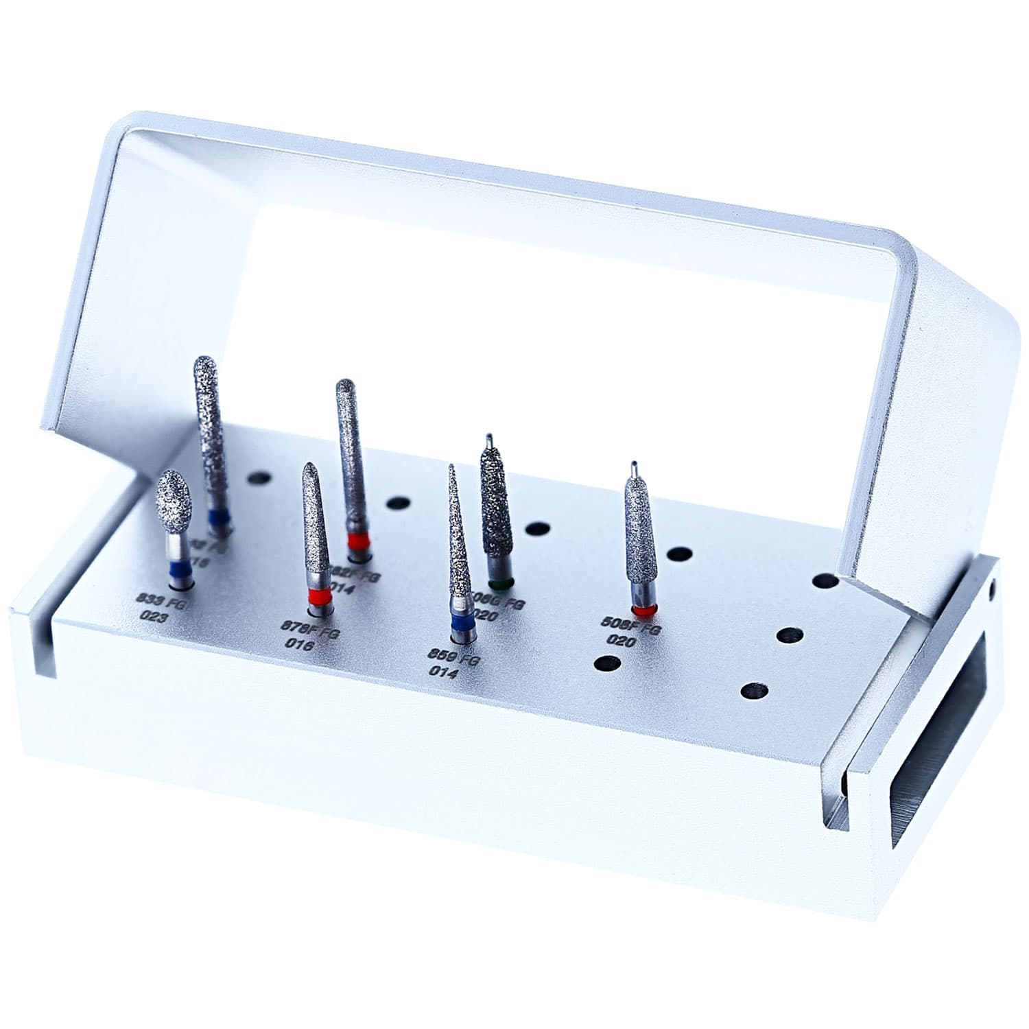 Jota Dentistry No. 1418 Crown Preparation Conventional 7-Piece Diamond Bur Set - Jota Dentistry No. 1418 Crown Preparation Conventional 7-Piece Diamond Bur Set. Includes - Image 1