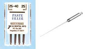 JS Dental #25 Paste Fillers (Lentulo), 25 mm, Stainless Steel with Metal R/A Handle, ISO Color-Coded, Box of 4 - JS Paste Fillers #25 Paste Fillers (Lentulo), 25 mm, Stainless Steel with Metal - Image 1