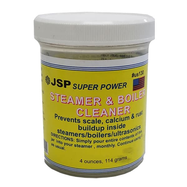 JSP Steamer & Boiler Cleaner Powder, 4 oz./114 g Jar, Heavy Duty - JSP Steamer & Boiler Cleaner - Powder, 4 oz./114 g Jar. Heavy Duty, Contains - Image 1