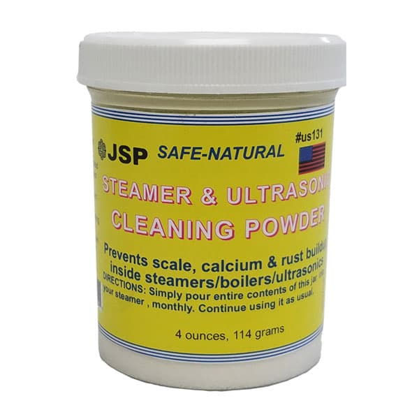 JSP Steamer & Ultrasonic Tank Cleaner, Safe-Natural, Powder, 4 oz./114 g Jar - JSP Steamer & Ultrasonic Tank Cleaner, Safe-Natural, Powder, 4 oz./114 g Jar - Image 1