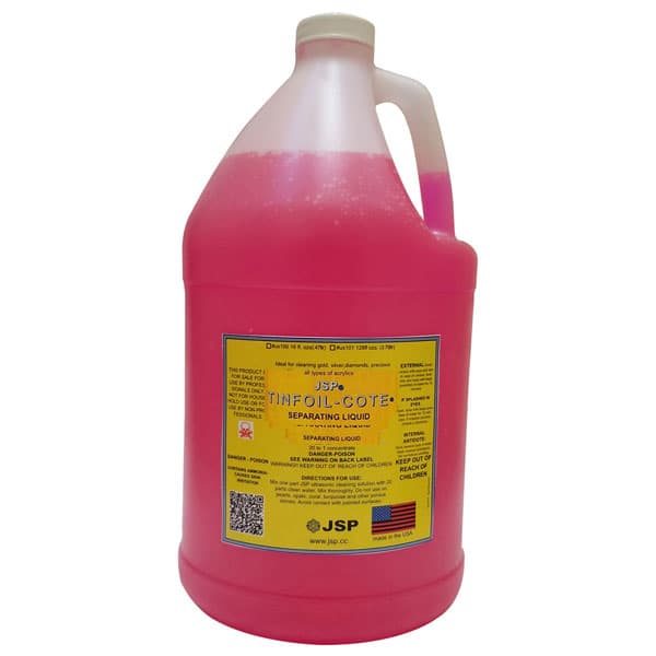 TinFoil-Cote Separating Liquid, 128 oz Bottle - TinFoil-Cote Separating Liquid 128 oz Bottle. Provides clean, easy separation - Image 1