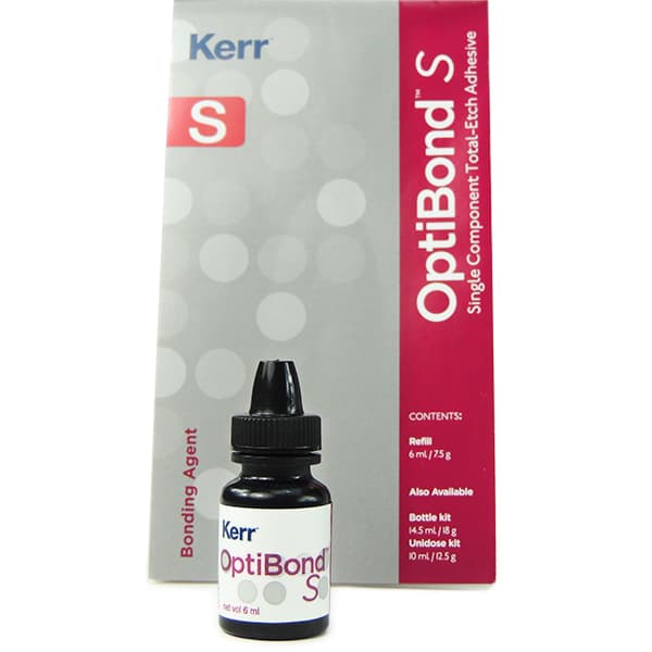 Kerr OptiBond S EXPORT PACKAGE, Single Component Dental Adhesive, 6 mL Bottle - OptiBond S EXPORT PACKAGE, 6 mL Bottle. Single component dental adhesive - Image 1