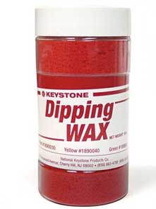 Keystone Dipping Wax Red, 10 oz - Keystone Dipping Wax Red, 10 ounces package of dipping wax - Image 1