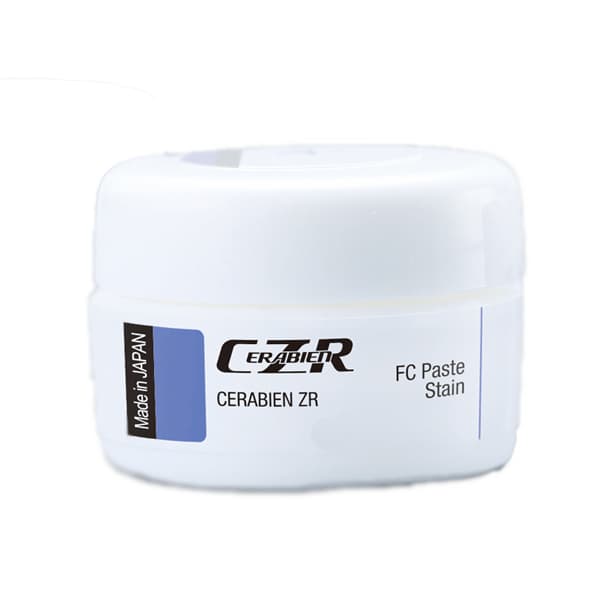 Cerabien ZR (CZR) FC Paste Stain Basic Kit EXPORT PACKAGE (3g each of 8 shades, 10ml ES Liquid, Color Guide) - Cerabien ZR (CZR) FC Paste Stain Basic Kit EXPORT PACKAGE. Contains 3g each - Image 1