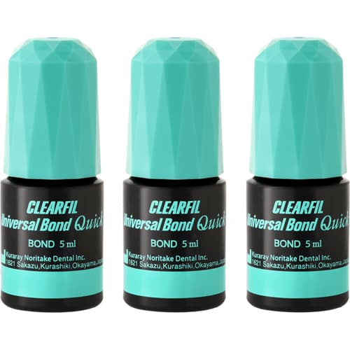 CLEARFIL Universal Bond Quick Value Pack, 3 x 5ml Bottles, Universal Adhesive - CLEARFIL Universal Bond Quick Value Pack: 3 x 5ml bottles universal adhesive - Image 1
