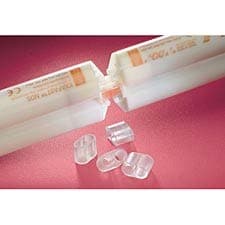 Kwong Dental Impression Cartridge Transfer Connectors, Reusable Plastic, Package of 5 - Connector Impression Cartridge Transfer Connectors, transfer unused material - Image 1