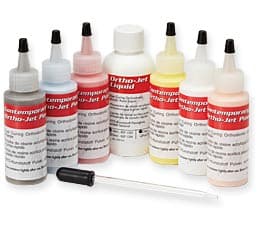 Lang Contemporary Ortho-Jet Self-Curing Acrylic Resin, Black Powder Refill, 25-lb Drum - Contemporary Ortho-Jet Self Curing Acrylic Resin for Fabrication of Orthodontic - Image 1