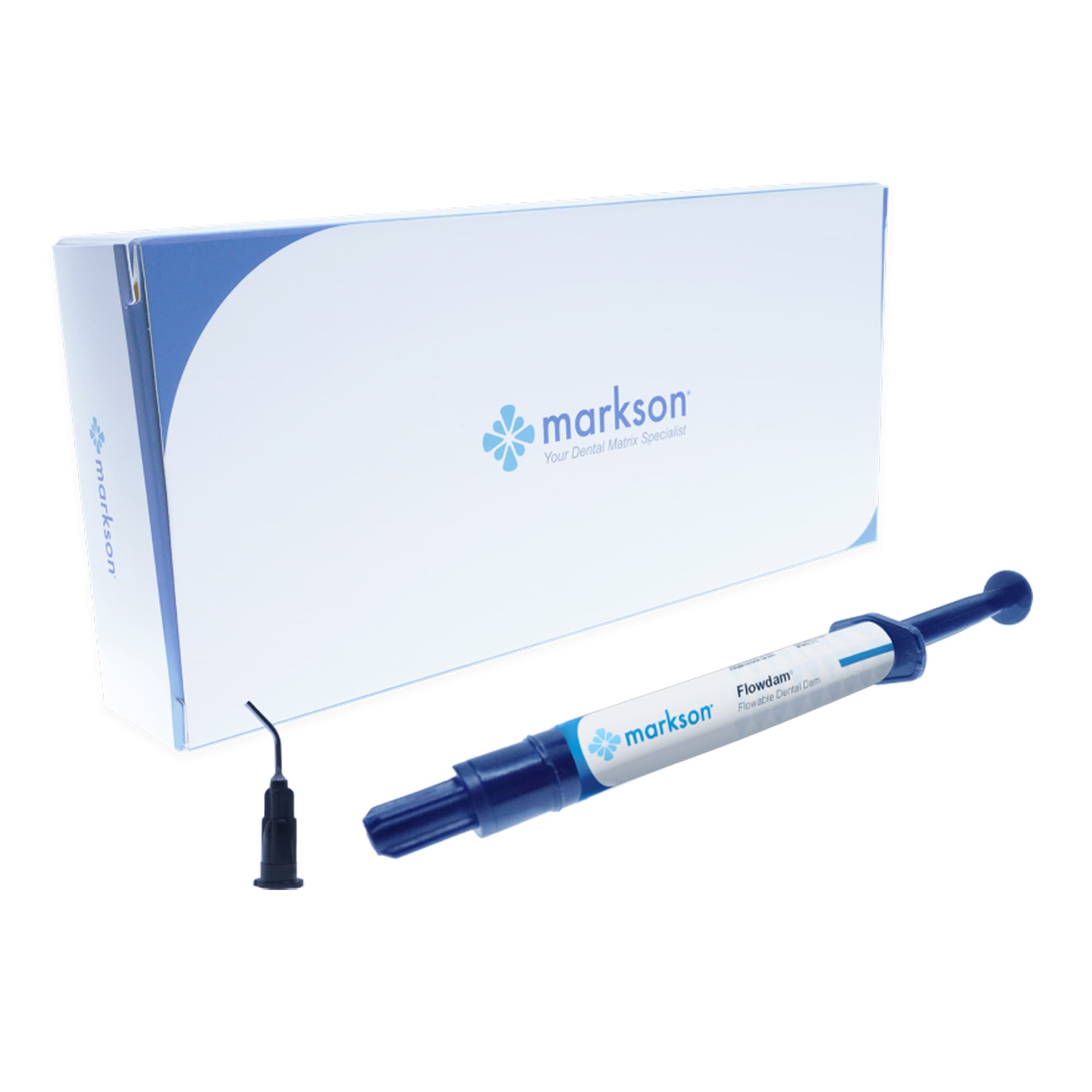 Flowdam Light-Cure Flowable Dental Dam Kit, 4 x 2 mL Syringes & 25 Tips - Flowdam Light-Cure Flowable Dental Dam Kit, 4 x 2 mL Syringe & 25 Tips - Image 1