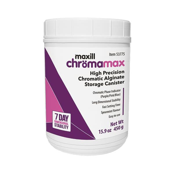 Maxill chromamax High Precision Chromatic Alginate Empty Storage Canister - chromamax High Precision Chromatic Alginate, Empty Storage Canister - Image 1