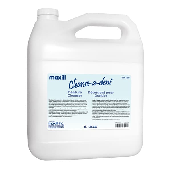 Cleanse-a-dent Denture Cleaner Concentrate, 1.06 Gallon Jug, 1/Pk - Cleanse-a-dent Denture Cleaner Concentrate, 1.06 Gallon Jug, 1/Pk - Image 1