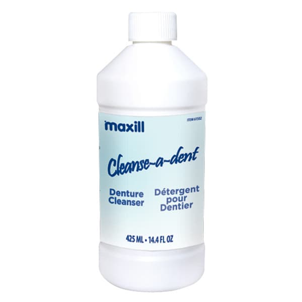 Cleanse-a-dent Denture Cleaner Concentrate, 14.4 oz Bottle, 1/Pk - Cleanse-a-dent Denture Cleaner Concentrate, 14.4 oz Bottle, 1/Pk - Image 1