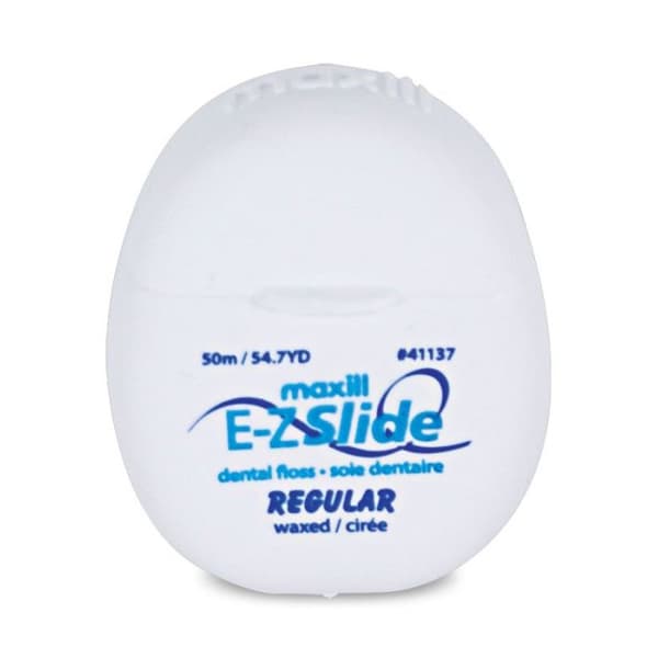 Maxill E-Z Slide Waxed Dental Floss, Regular, 54 yd/Dispenser, 144 Dispensers/Box - Maxill E-Z Slide Waxed Dental Floss, Regular, 54 yd/Dispenser, 144 Dispensers/Box. - Image 1