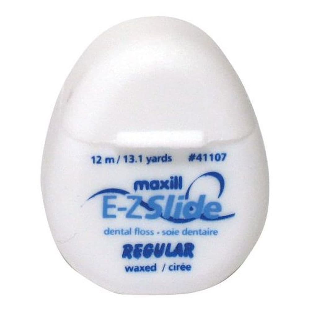 Maxill E-Z Slide Waxed Dental Floss Dispenser, Unflavored, 13 yd/12 m, 100/Case - Maxill E-Z Slide Waxed Dental Floss Dispenser, Unflavored, 13 yards/12 m, 100/Case - Image 1