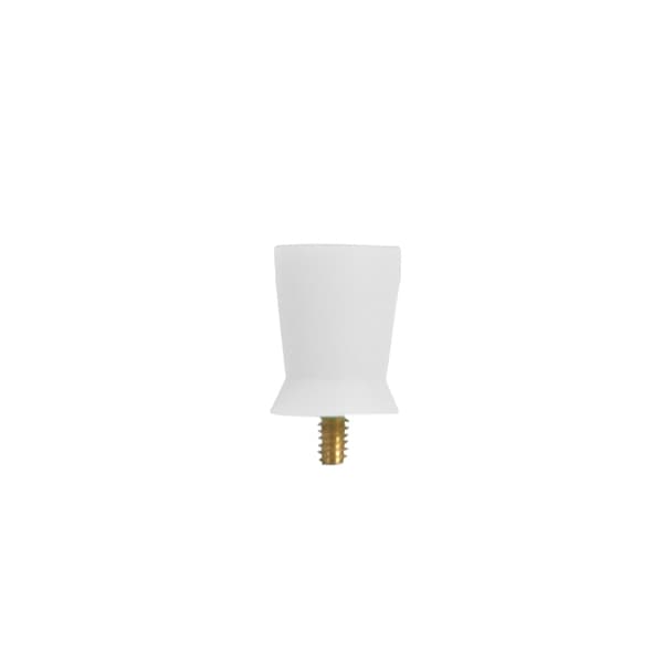 ipana Screw Type Prophy Cup, Regular White, Metal Shank, 144/Box - ipana Screw Type Prophy Cup, Regular White, Metal Shank, 144/Box - Image 1