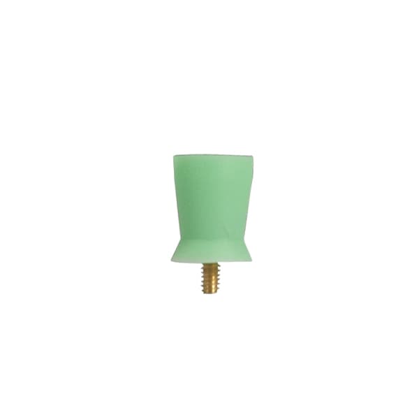 ipana Screw Type Prophy Cup, Soft Green, Metal Shank, 144/Box - ipana Screw Type Prophy Cup, Soft Green, Metal Shank, 144/Box - Image 1