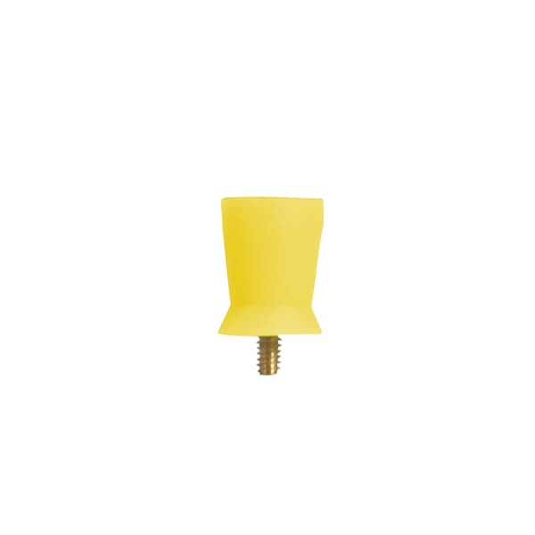 ipana Screw Type Prophy Cup, X-Soft Yellow Metal Shank, 144/Box - ipana Screw Type Prophy Cup, X-Soft Yellow Metal Shank, 144/Box - Image 1