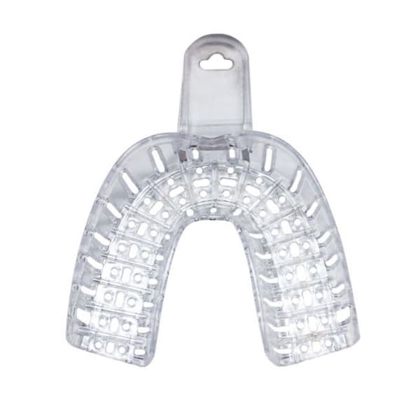 Maxill Krystal Klear #2 Large Lower Impression Tray, 12/Bag - Krystal Klear #2 Large Lower Impression Tray, 12/Bag - Image 1