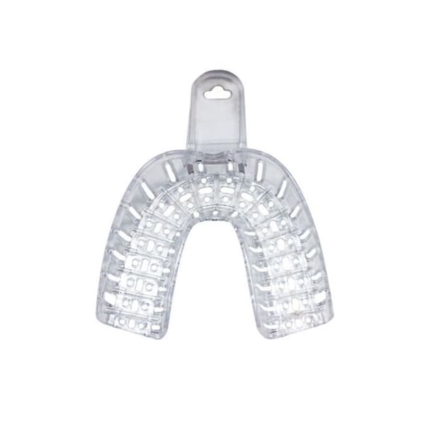 Maxill Krystal Klear #4 Medium Lower Impression Tray, 12/Bag - Krystal Klear #4 Medium Lower Impression Tray, 12/Bag - Image 1