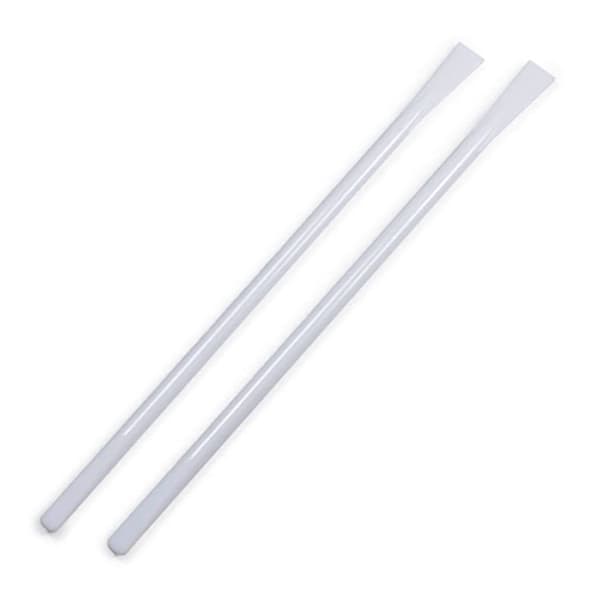 Maxill 2-in-1 Composite Disposable Spatula, White, Flat and Rounded Ends, 100/Bag - maxill 2-in-1 Composite Disposable Spatula, White, 100/Bag. - Image 1