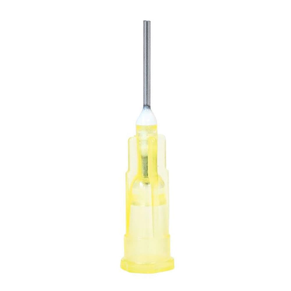 Maxill Luer Lock Bendable Dispensing Tips, 20 Gauge, Yellow, 100/Pack - maxill Luer Lock Bendable Dispensing Tips, 20 ga, Yellow, 100/Pk - Image 1
