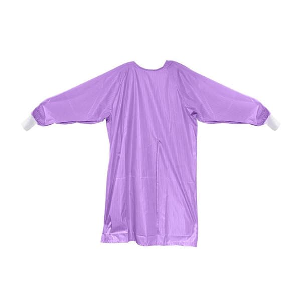 Maxill Aquist AAMI Level 2 Washable Isolation Gowns, Lavender, Knit Cuffs, Universal Size, 6/Pk - maxill aquist AAMI Level 2 Washable Isolation Gowns - Lavender, Knit Cuffs 6/Pk. - Image 1