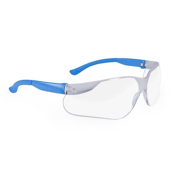 Maxill 276c Series Adult Safety Glasses, Blue Frame with Clear Lenses, 1/Pk - maxill Frames Adult Safety Glasses 276c Series: Blue with Clear Lenses1/Pk - Image 1
