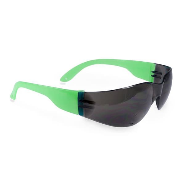 Maxill 279 Series Adult Safety Glasses, Green Frame with Black Lenses, 1/Pack - maxill Frames Adult Safety Glasses 279 Series: Green with Black Lenses 1/Pk - Image 1