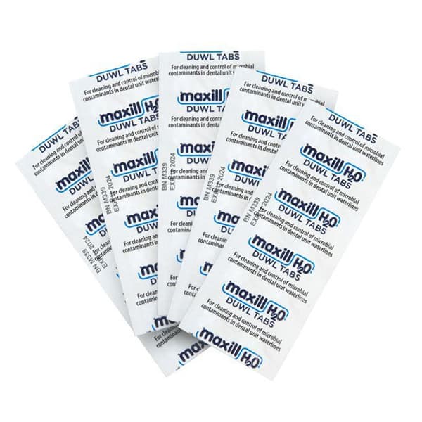 maxill H2O DUWL Tabs Waterline Maintenance Treatment, Effervescent Tablets, 2L/Tab, 50/Pk - maxill H2O DUWL Tabs Easy-to-use Waterline Maintenance Treatment, 2L/Tab, 50/Pk - Image 1