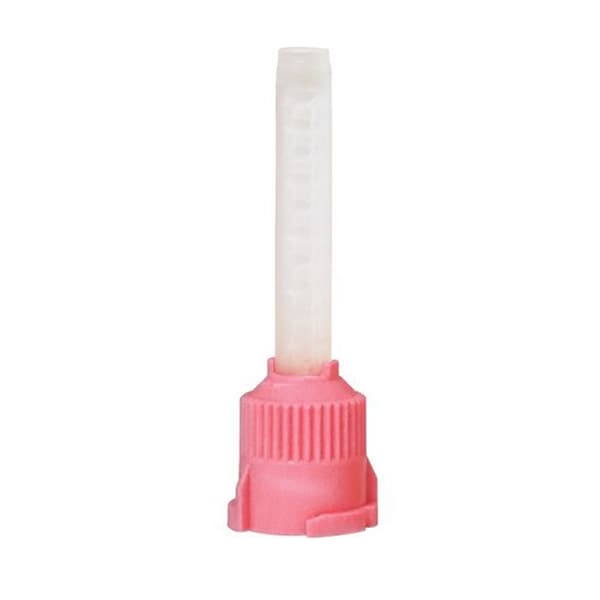 MIXPAC T-Mixer Mixing Tips, 40 mm, 1:1 Ratio, Pink, 48/Bag - MIXPAC T-Mixer Mixing Tips, 40 mm, 1:1 Ratio, Pink, 48/Bag - Image 1