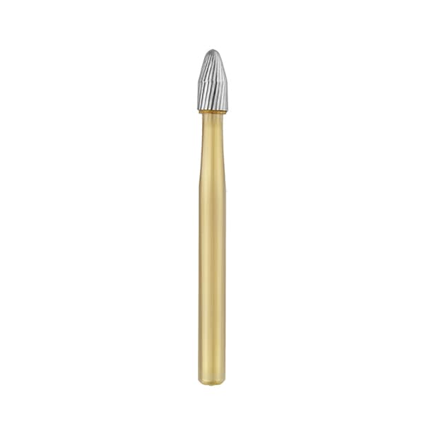 Ohio Forge FG #9406 Egg Shaped 30-Blade Trimming and Finishing Carbide Bur, Single Use, 10/Pk - Ohio Forge FG #9406 Egg Shaped, 30 Blade, Trimming and Finishing Carbide Bur, Single Use, 10/Pk. - Image 1