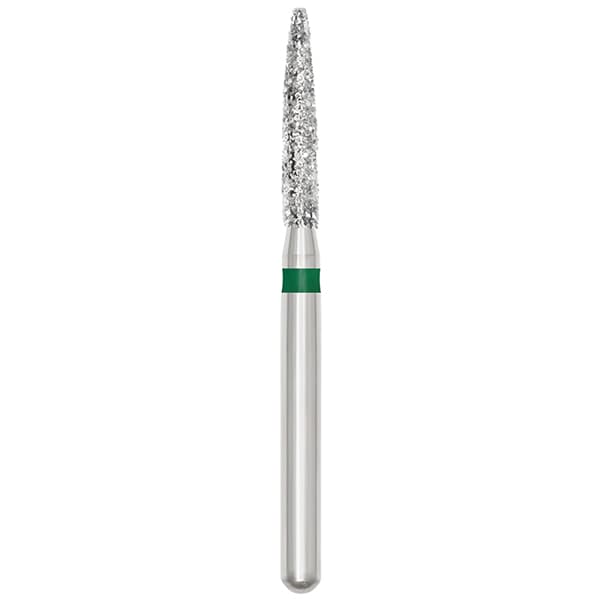 Ohio Forge FG #862.012 Coarse Flame Shaped Diamond Bur, 10/Pk - Ohio Forge FG #862.012 Coarse, Flame Shaped, Diamond Bur, 10/Pk. - Image 1