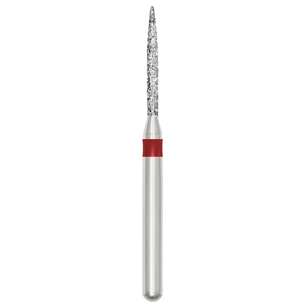 Ohio Forge FG #862.012 Fine, Flame Shaped, Diamond Bur, 10/Pk - Ohio Forge FG #862.012 Fine, Flame Shaped, Diamond Bur, 10/Pk. - Image 1