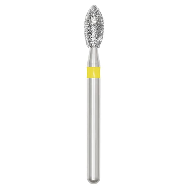 Ohio Forge FG #868.021 Very Fine Flame Shaped Diamond Bur, 10/Pk - Ohio Forge FG #868.021 Very Fine, Flame Shaped, Diamond Bur, 10/Pk. - Image 1