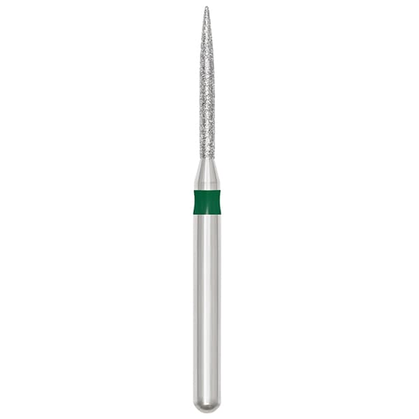 Ohio Forge FG #862.010 Coarse Flame Shaped Diamond Bur, 10/Pk - Ohio Forge FG #862.010 Coarse, Flame Shaped, Diamond Bur, 10/Pk. - Image 1