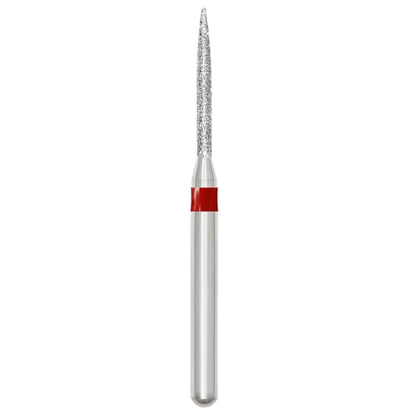 Ohio Forge FG #862.010 Fine Grit Flame-Shaped Diamond Bur, 10/Pk - Ohio Forge FG #862.010 Fine, Flame Shaped, Diamond Bur, 10/Pk. - Image 1