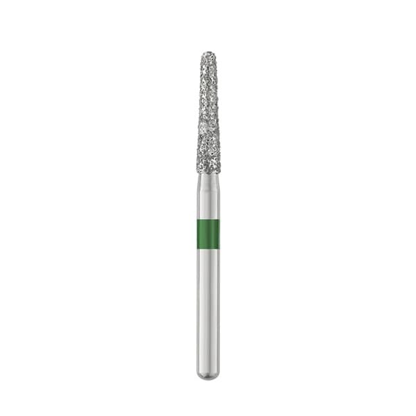 Ohio Forge FG #856.018 Coarse, Round End Taper, Single Use Diamond Bur, 25/Pk - Ohio Forge FG #856.018 Coarse, Round End Taper, Single Use Diamond Bur, 25/Pk. - Image 1