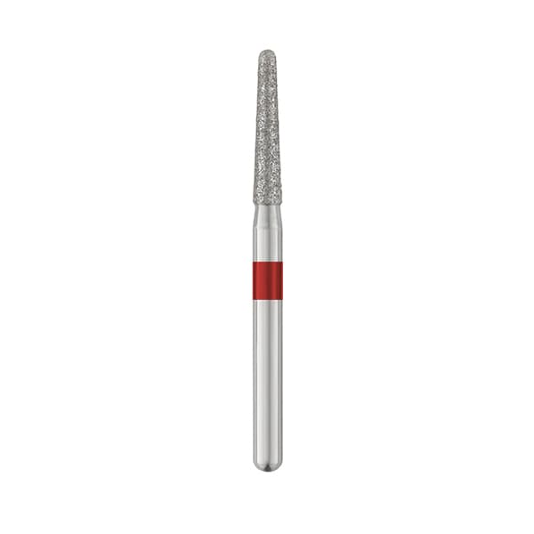 Ohio Forge FG #856.016 Fine, Round End Taper, Single Use Diamond Bur, 25/Pk - Ohio Forge FG #856.016 Fine, Round End Taper, Single Use Diamond Bur, 25/Pk. - Image 1