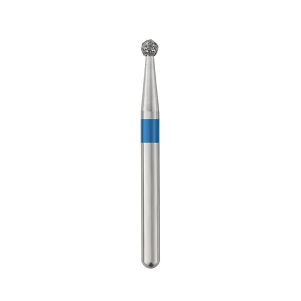 Ohio Forge FG #801.016 Medium, Round, Single Use Diamond Bur, 25/Pk - Ohio Forge FG #801.016 Medium, Round, Single Use Diamond Bur, 25/Pk. - Image 1