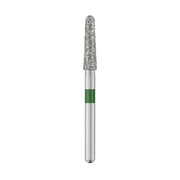 Ohio Forge FG #856.021 Coarse, Round End Taper, Single Use Diamond Bur, 25/Pk - Ohio Forge FG #856.021 Coarse, Round End Taper, Single Use Diamond Bur, 25/Pk. - Image 1